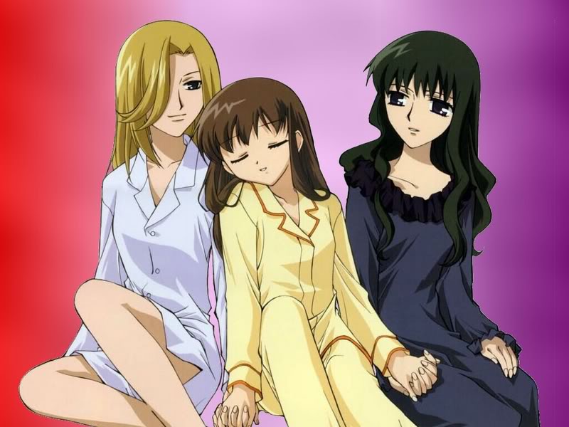 Tohru Honda and her two best friends