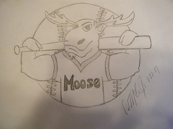baseball moose