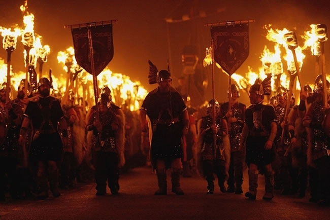 Up Helly Aa Fire