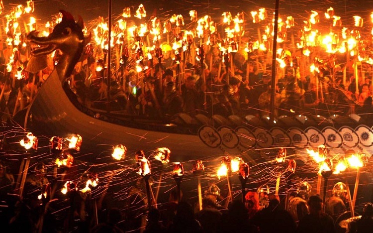 Up Helly Aa Fire