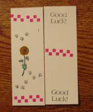 Stamped Bookmarks