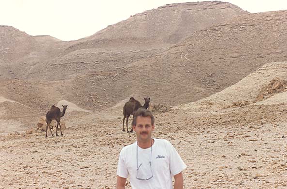 My dad and some camels