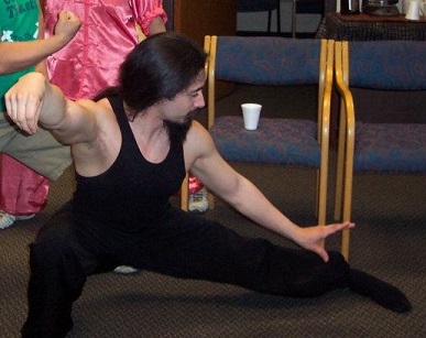 James J. Franco Demonstrating The Creeping Snake Posture