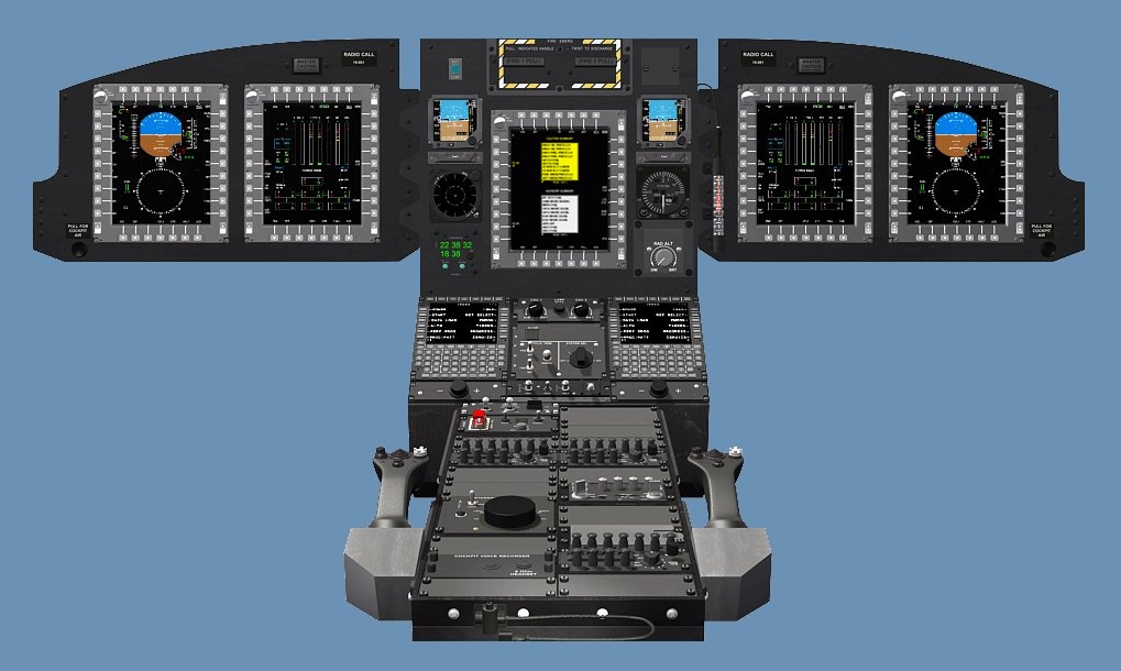 chinook avionics instrument panel