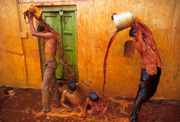 Holi celebration in India