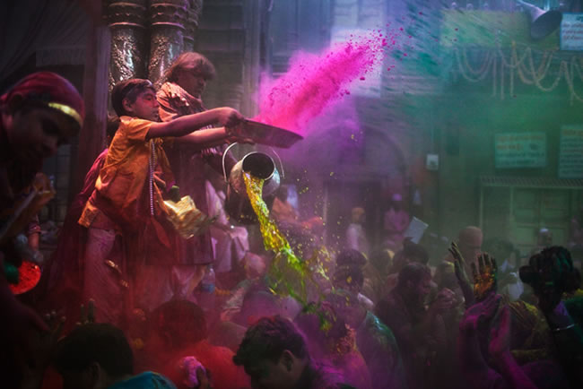 Holi celebration in India